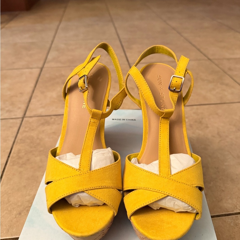 Yellow Women's Sandals